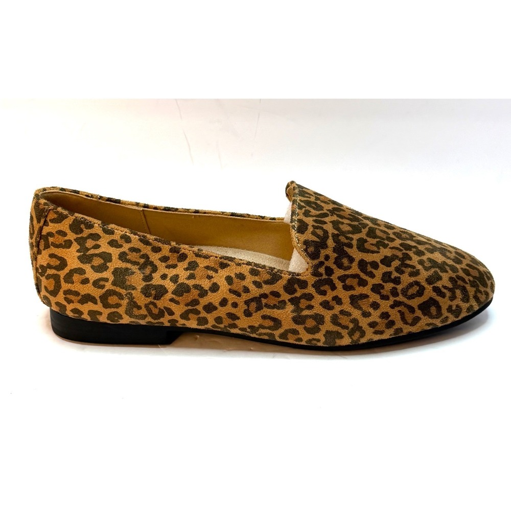 Journee Collection Women Ishani Slip On Tailored Flats Leopard/Camel Size 9W NWT - Picture 6 of 11
